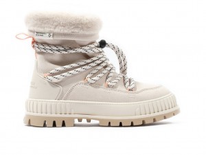 Palladium Pallashock Hiver Stivali Donna Almond Milk | YMRGX-2691