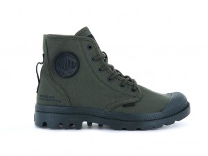 Palladium Pampa Hi Htg Supply Stivali Donna Verde Oliva | SQTYO-0179