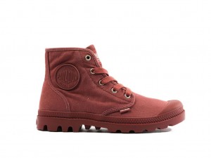 Palladium Pampa Hi Stivali Donna Rosse | RPKJO-5917