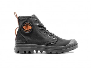 Palladium Pampa Hi Supply Rs Stivali Bambino Nere | YZPRF-8603