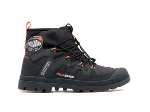 Palladium Pampa Lite+ Xplor Wp+ Stivali Donna Nere | QPHJR-8569