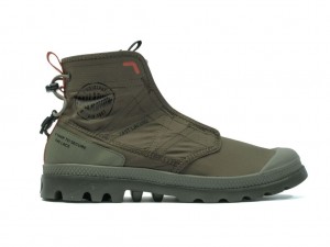 Palladium Pampa Travel Lite Rs Stivali Uomo Verde Oliva | OPIGN-6251