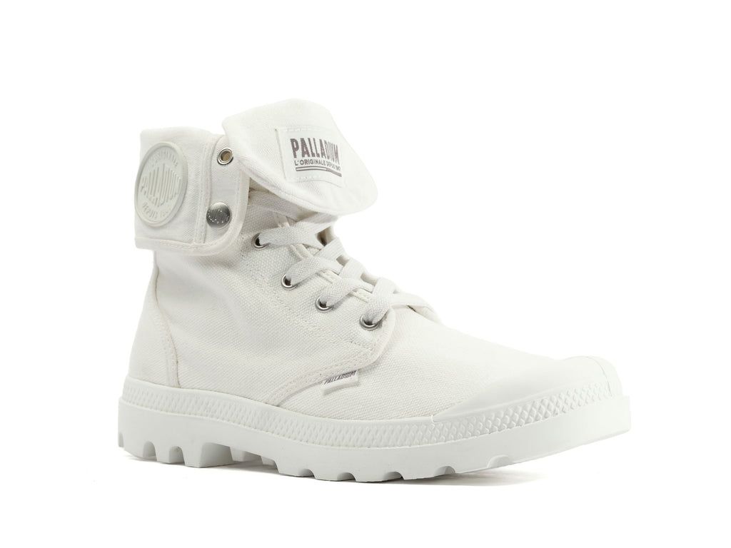 Palladium Baggy Stivali Donna Bianche | WZMNE-8360