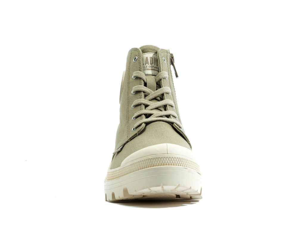 Palladium Pallabase Twill Stivali Donna Dune | TYFUB-0152