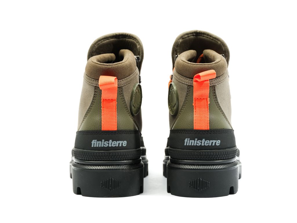 Palladium Pallatrooper Hiker Wp+ Stivali Donna Verde Oliva | HTOWU-7103