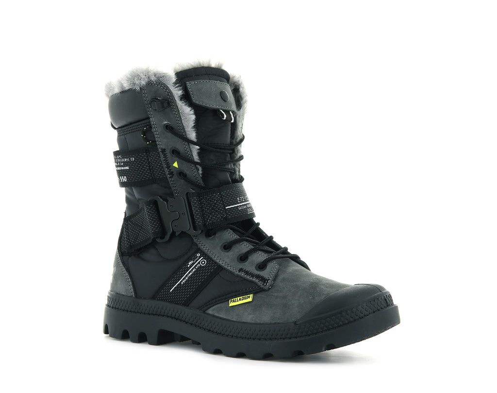 Palladium Pampa Europa Tactical X Destiny Stivali Bambino Nere | YQKOE-9641