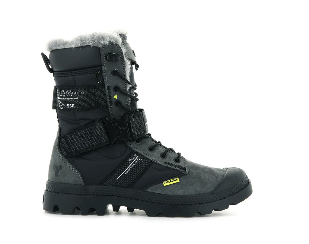 Palladium Pampa Europa Tactical X Destiny Stivali Bambino Nere | YQKOE-9641