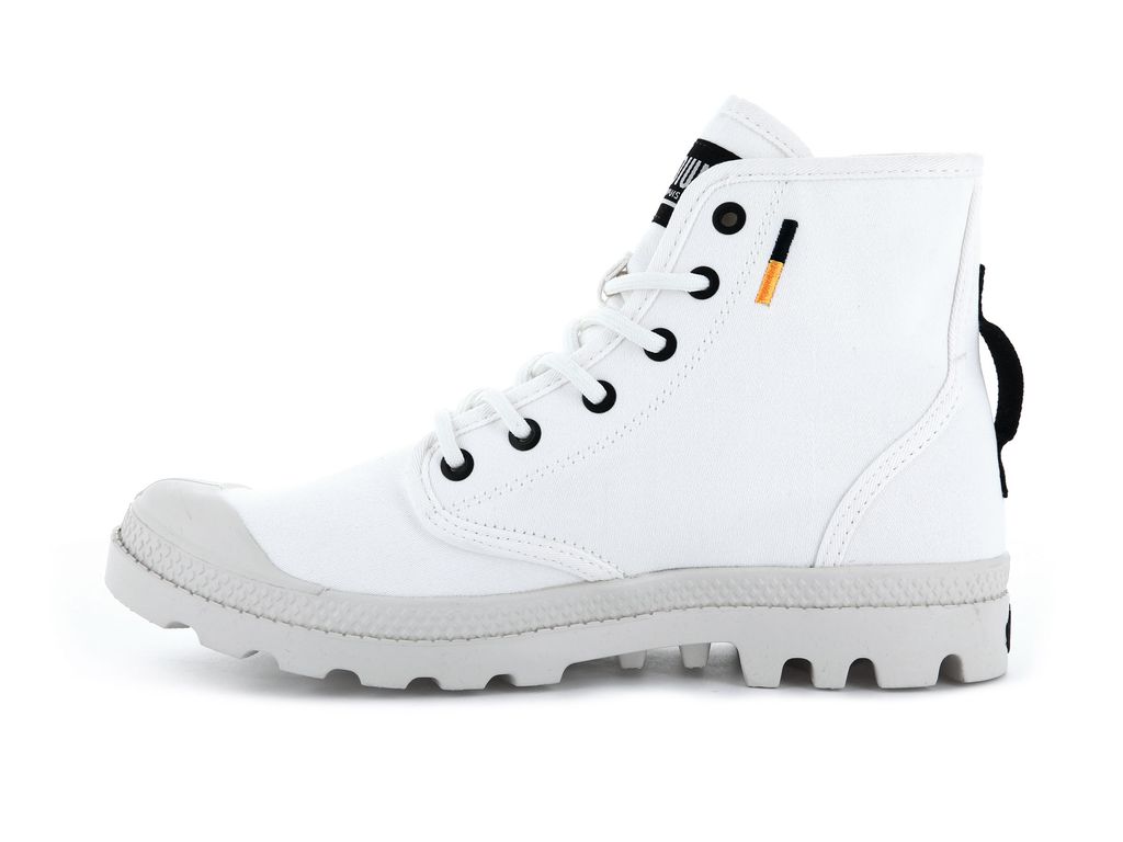 Palladium Pampa Hi Htg Supply Stivali Bambino Bianche | KIXAN-6028