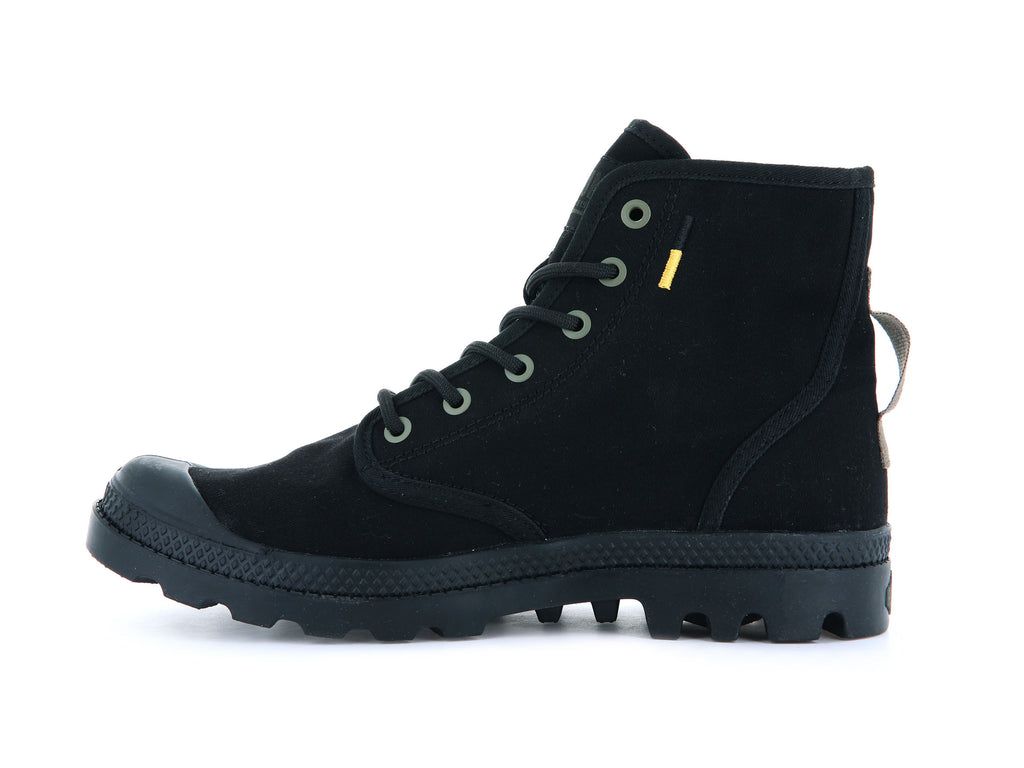 Palladium Pampa Hi Htg Supply Stivali Bambino Nere Nere | XEZUQ-5148