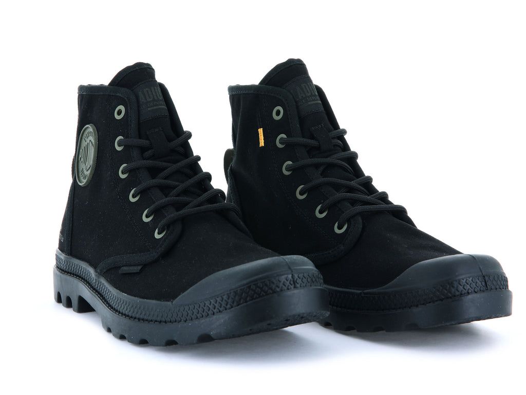 Palladium Pampa Hi Htg Supply Stivali Uomo Nere Nere | YACWR-6314