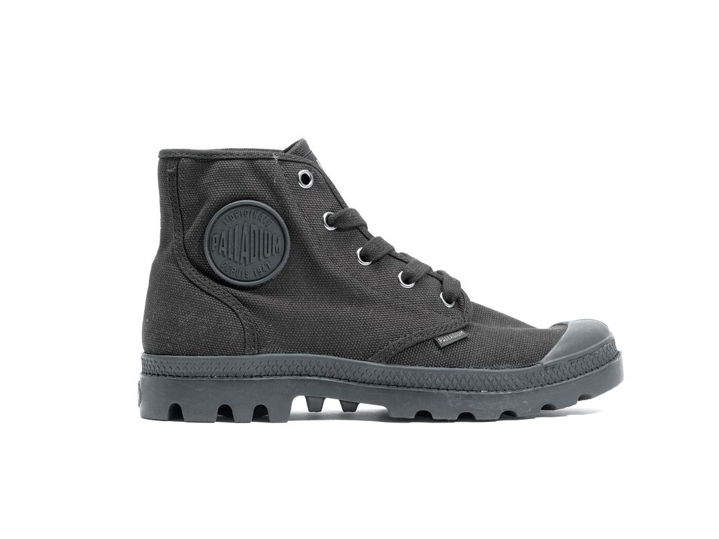 Palladium Pampa Hi Stivali Donna Nere Nere | DAXVF-3910