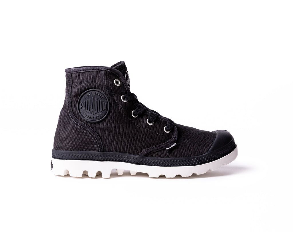 Palladium Pampa Hi Stivali Donna Nere | XBMPO-7352