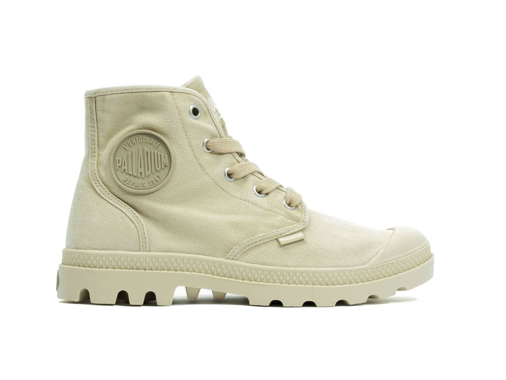 Palladium Pampa Hi Stivali Donna Sahara/Ecru | PLMAH-0279