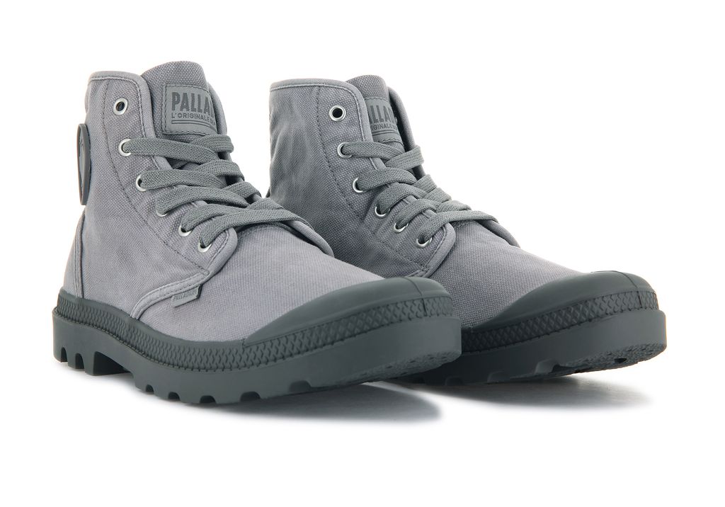 Palladium Pampa Hi Stivali Uomo Grigie | JGXLQ-6517