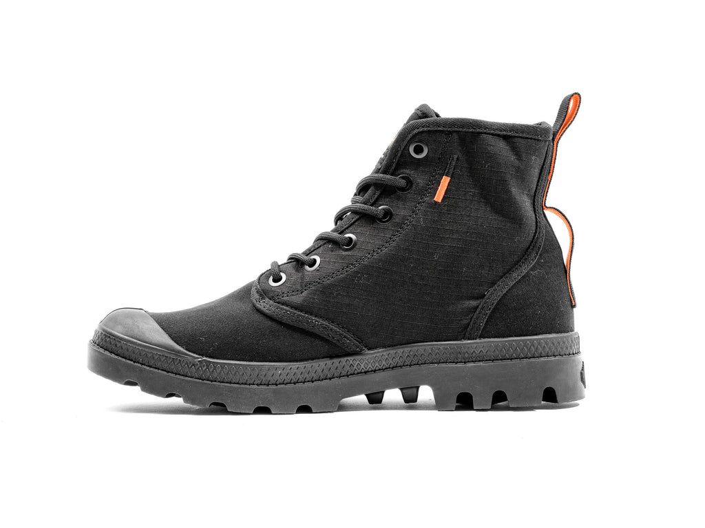 Palladium Pampa Hi Supply Rs Stivali Bambino Nere | YZPRF-8603