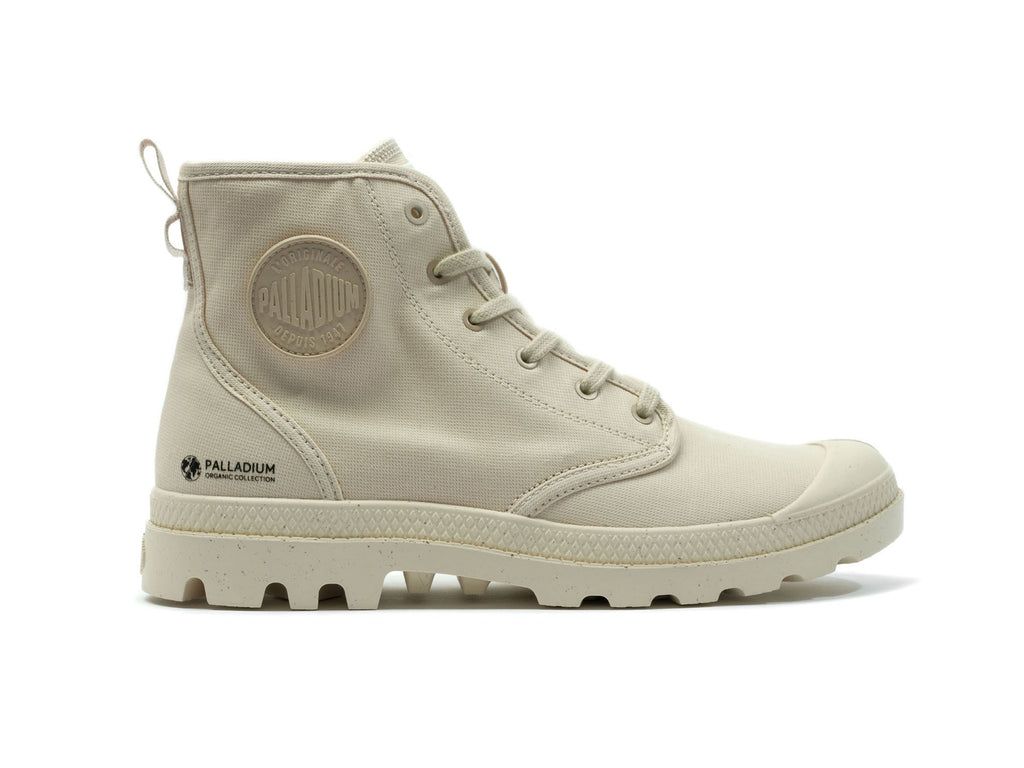 Palladium Pampa Hi Zip Organic Stivali Bambino Sahara | MCXIN-2146