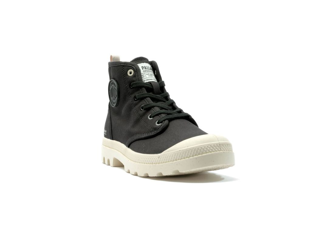 Palladium Pampa Hi Zip Organic Stivali Bambino Nere | YCJLO-6891