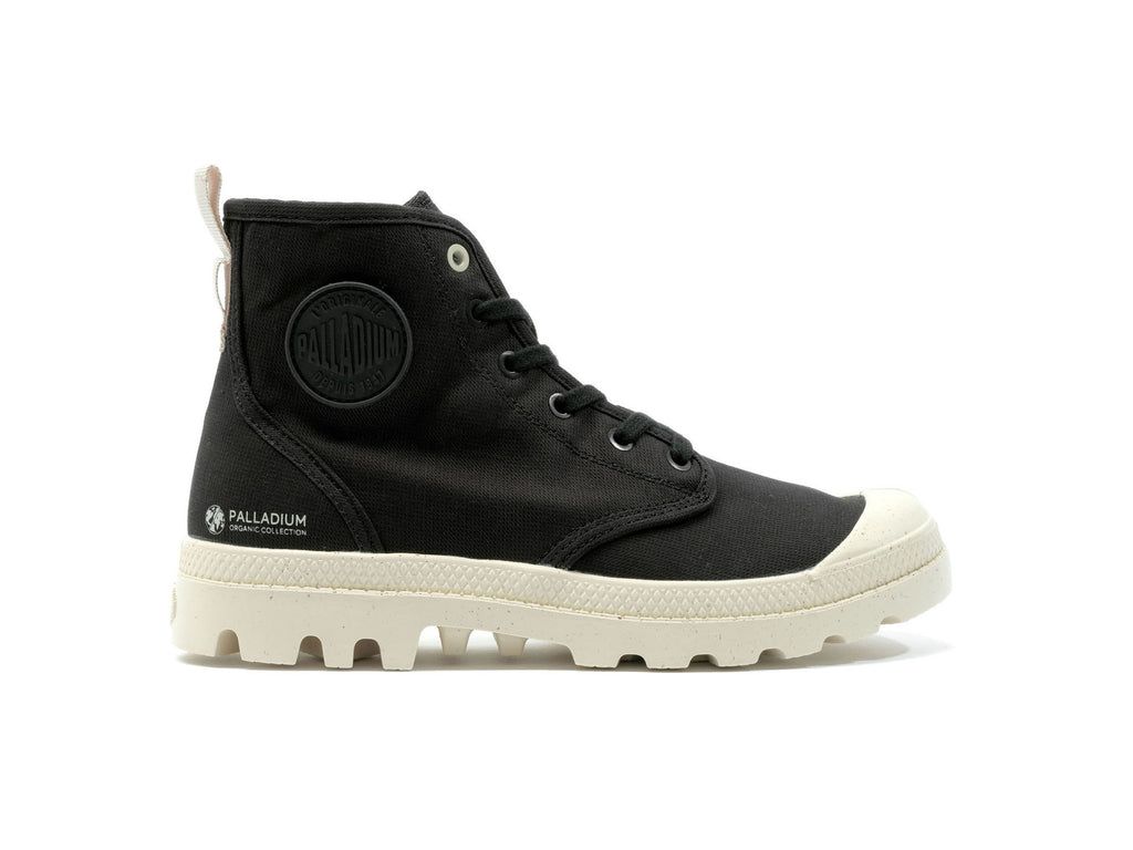 Palladium Pampa Hi Zip Organic Stivali Bambino Nere | YCJLO-6891