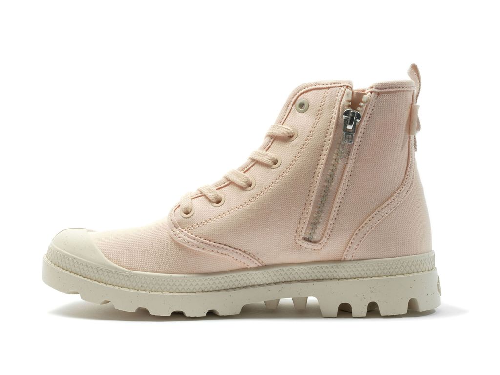 Palladium Pampa Hi Zip Organic Stivali Uomo Peaskin | QRTCA-5607