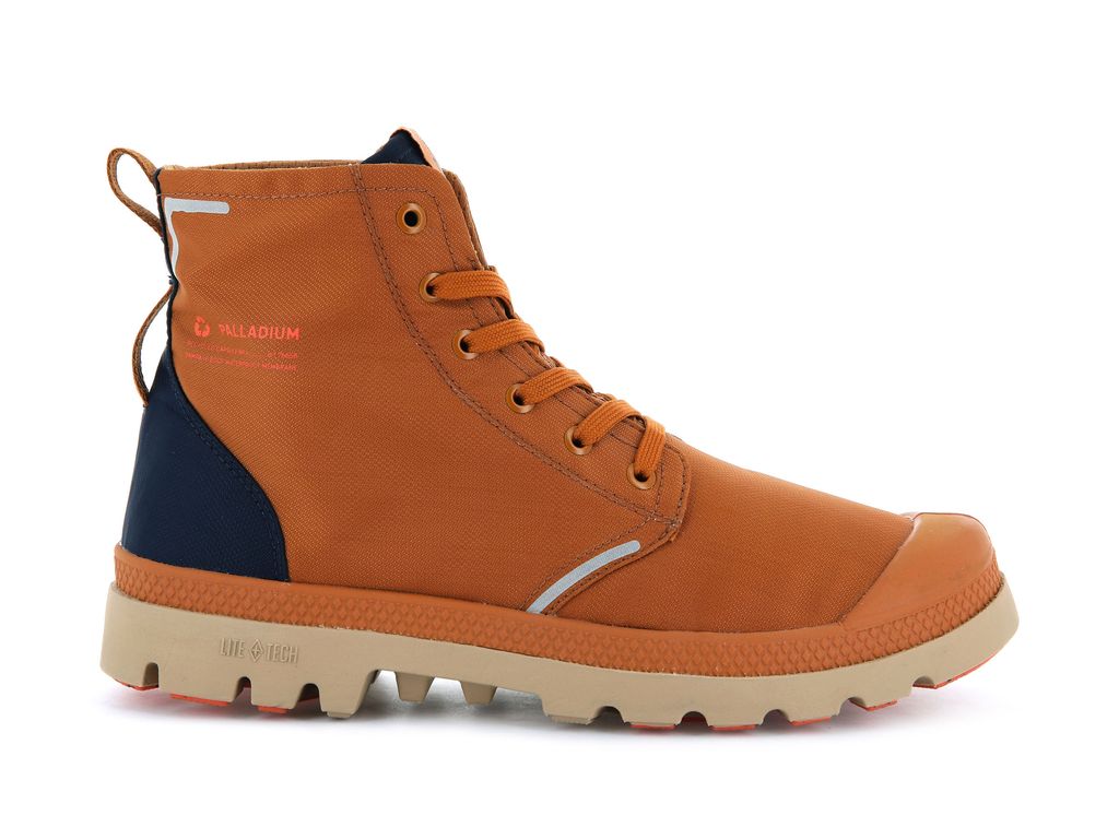 Palladium Pampa Lite+ Recycle Wp+ Stivali Uomo Marroni Indaco | EJKUT-2810