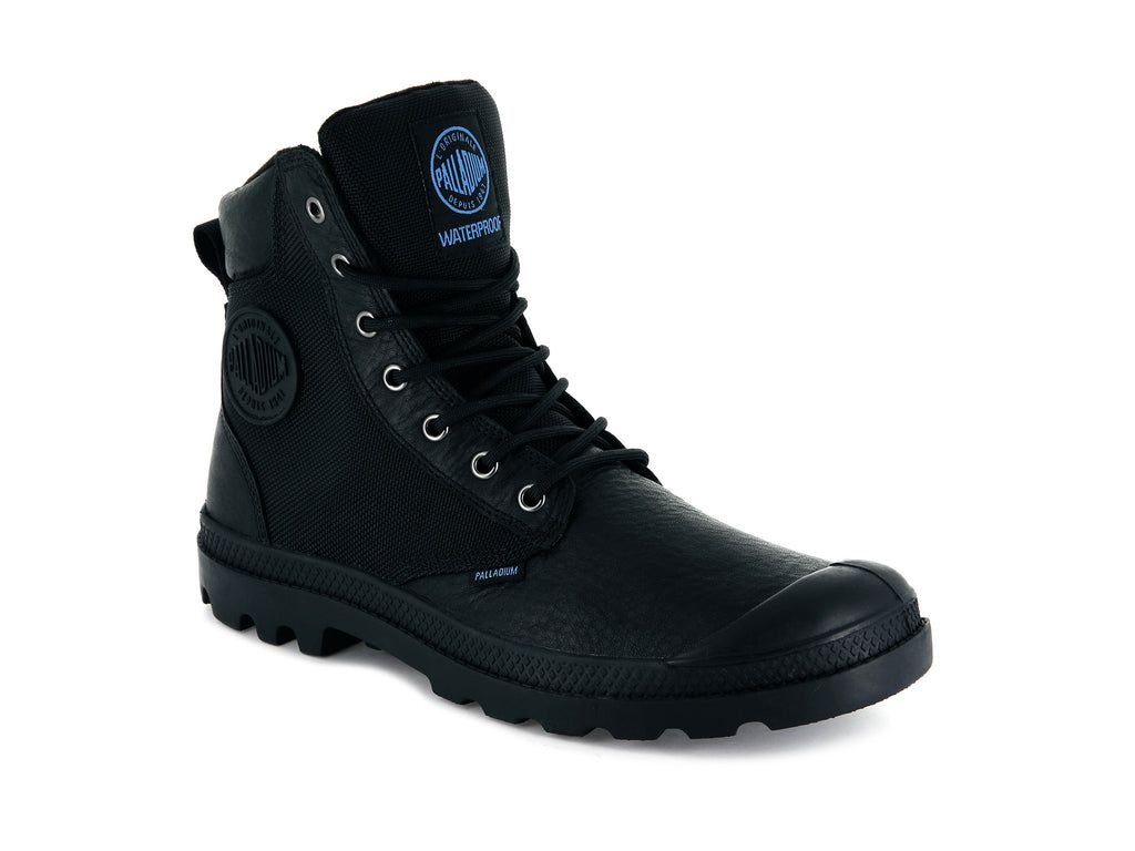 Palladium Pampa Sport Cuff Wpn Stivali Uomo Nere | FSDRQ-2069