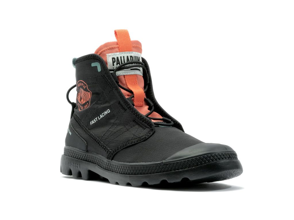 Palladium Pampa Travel Lite Rs Stivali Bambino Nere | OHPMC-2381