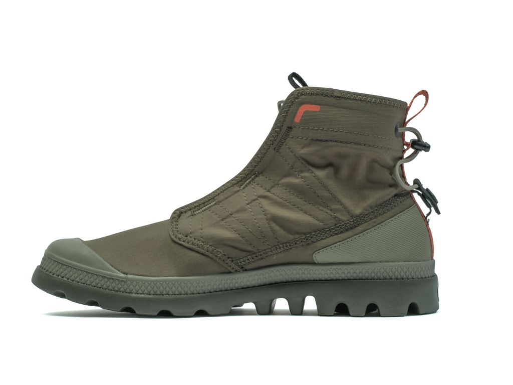 Palladium Pampa Travel Lite Rs Stivali Uomo Verde Oliva | OPIGN-6251