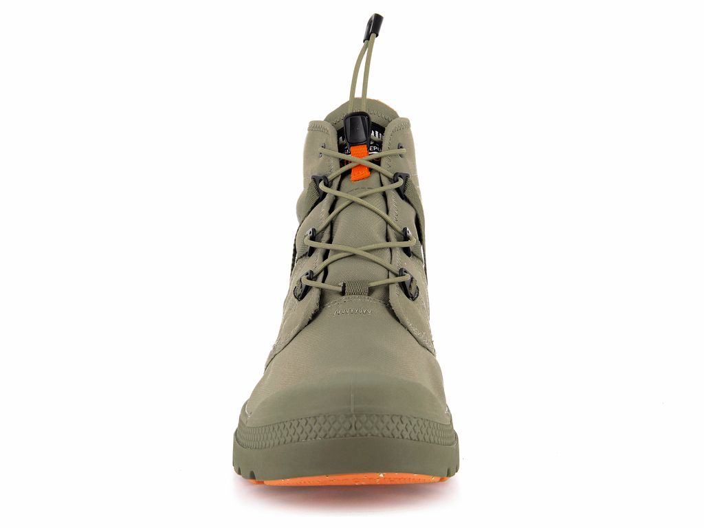 Palladium Pampa Travel Lite+ Waterproof Stivali Uomo Dune | KZYWF-1948