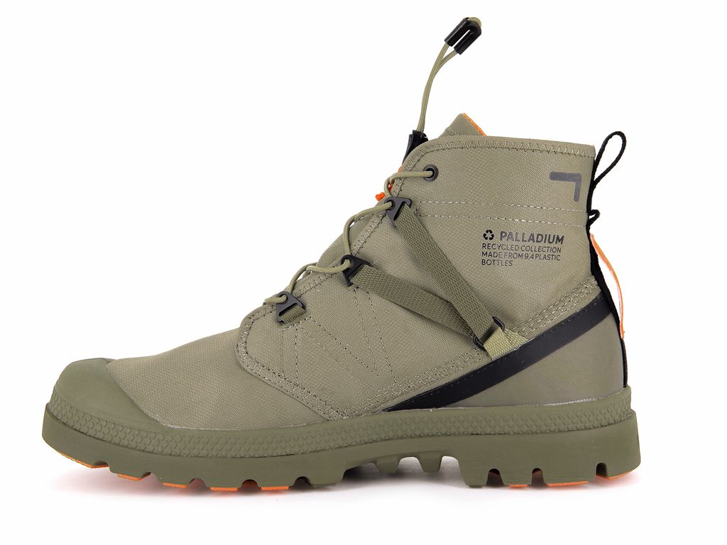 Palladium Pampa Travel Lite+ Waterproof Stivali Uomo Dune | KZYWF-1948