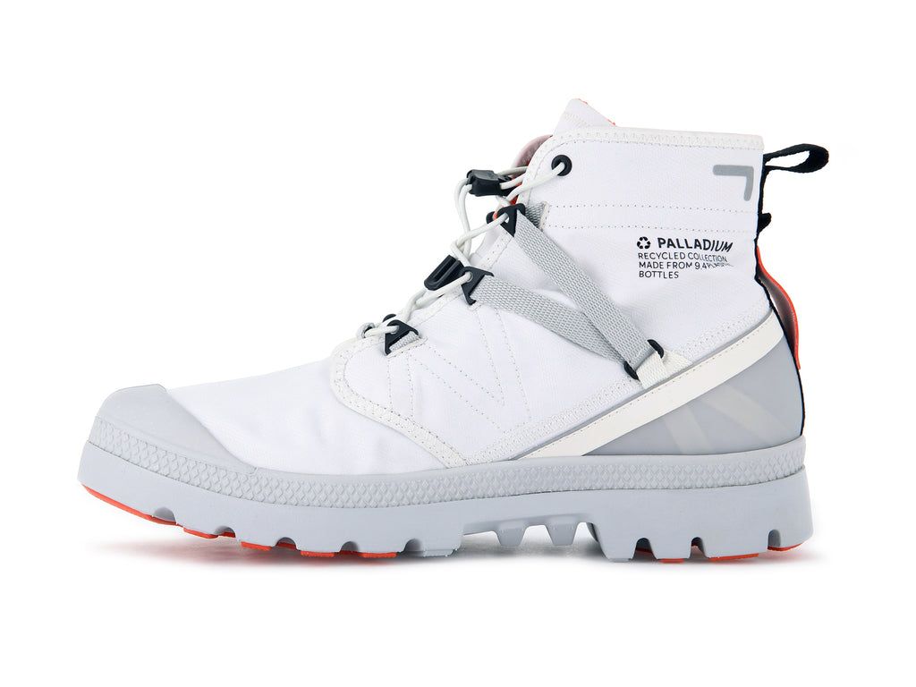 Palladium Pampa Travel Lite+ Waterproof Stivali Donna Bianche | ITJPZ-8452