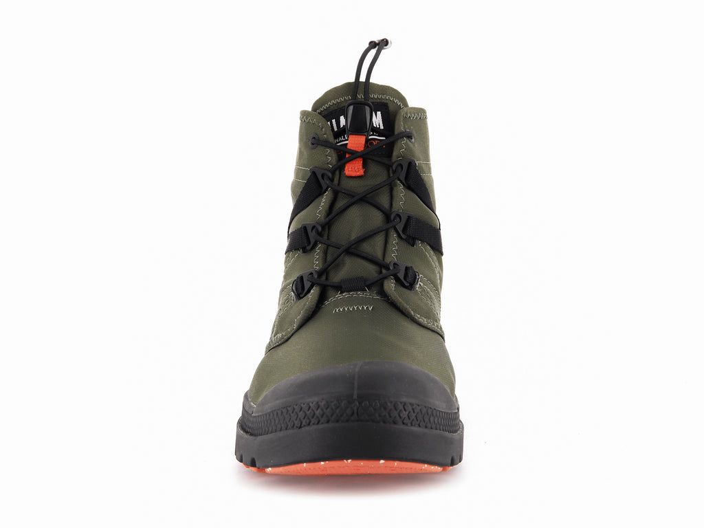 Palladium Pampa Travel Lite+ Waterproof Stivali Uomo Verde Oliva | GQXWU-9752