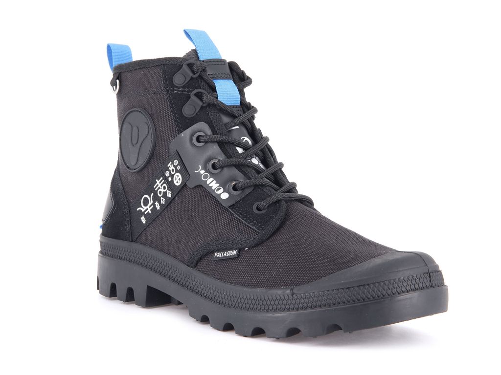 Palladium Pampa X Destiny Stivali Bambino Nere | BMSVJ-4751