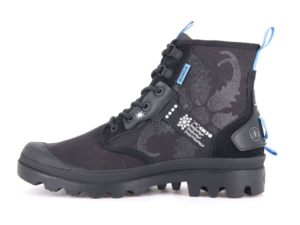 Palladium Pampa X Destiny Stivali Bambino Nere | BMSVJ-4751