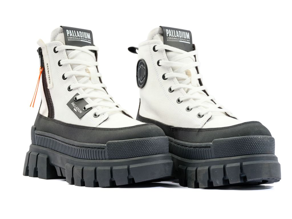 Palladium Revolt Boot Zip Tx Stivali Donna Bianche | MSPRX-7602