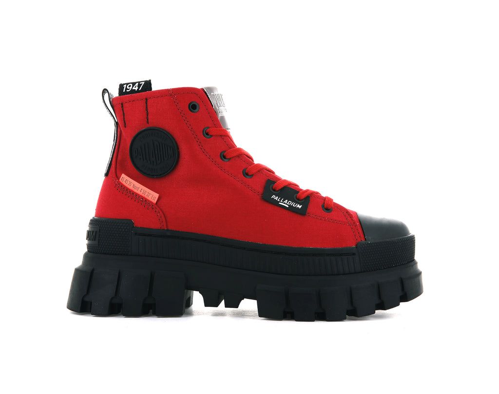 Palladium Revolt Hi Tx Stivali Donna Rosse | RYWAC-9241